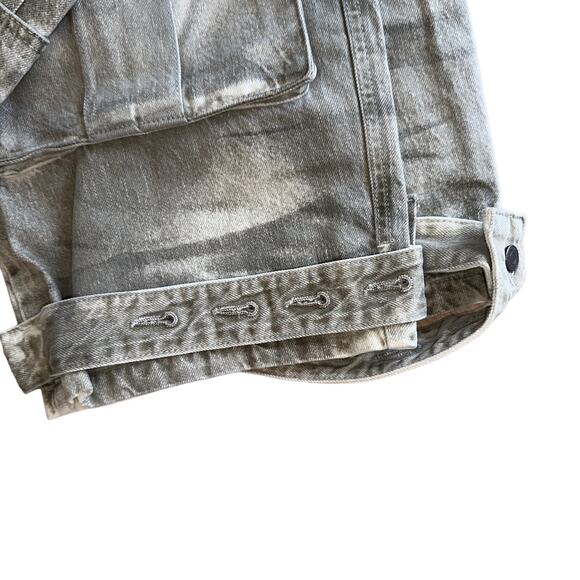 GRLFRND Lara Cargo Jean Desert Days SIZE 28 Camo Slouchy Low Rise Baggy $295 NEW - Picture 9 of 12